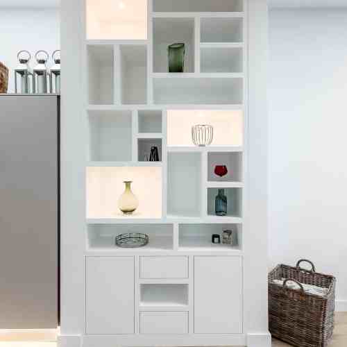fitted living room cupboards