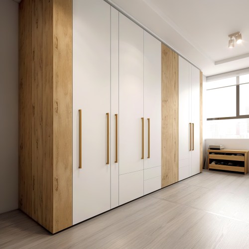 Scandinavian style fitted wardrobes
